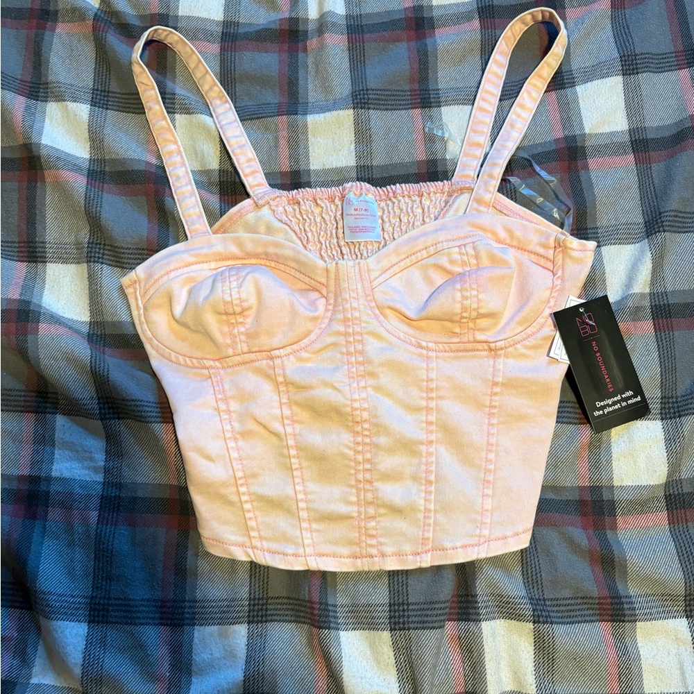 Light Pink Corset Top